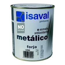 Молотковая противокоррозионная эмаль Isaval Мартеле 4 л серебристо-серый